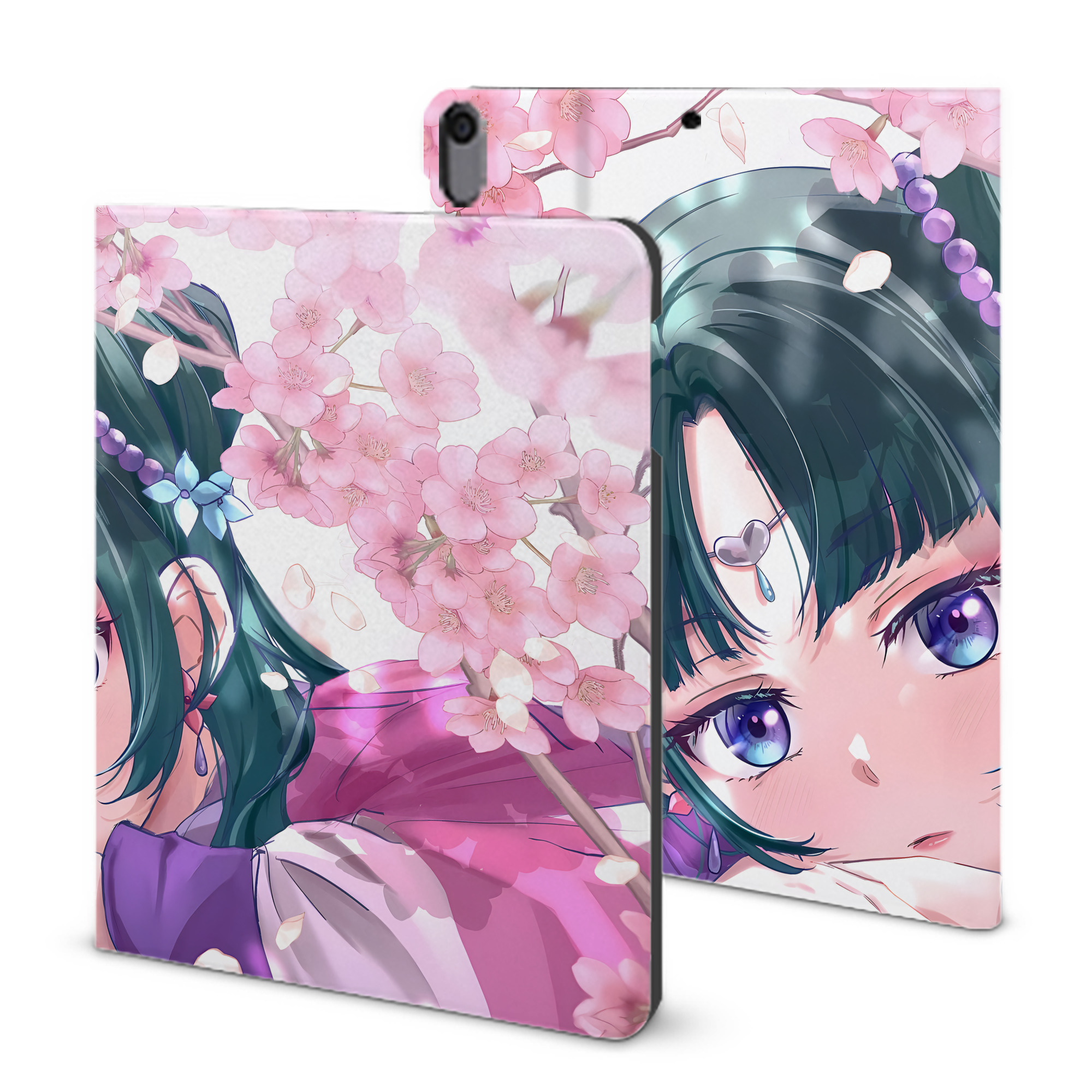 （画像用） 薬屋のひとりごと The Apothecary Diaries IPad ケース ブック型 PUレザー TPU 耐衝撃 軽量 薄型 ペン収納なし 全面保護 IPad 各モデル対応
